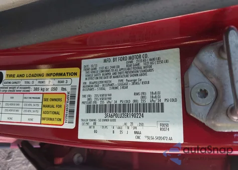 2014 Ford Fusion Hybrid Se z USA, uszkodzony, nr VIN 3FA6P0LU2ER190224